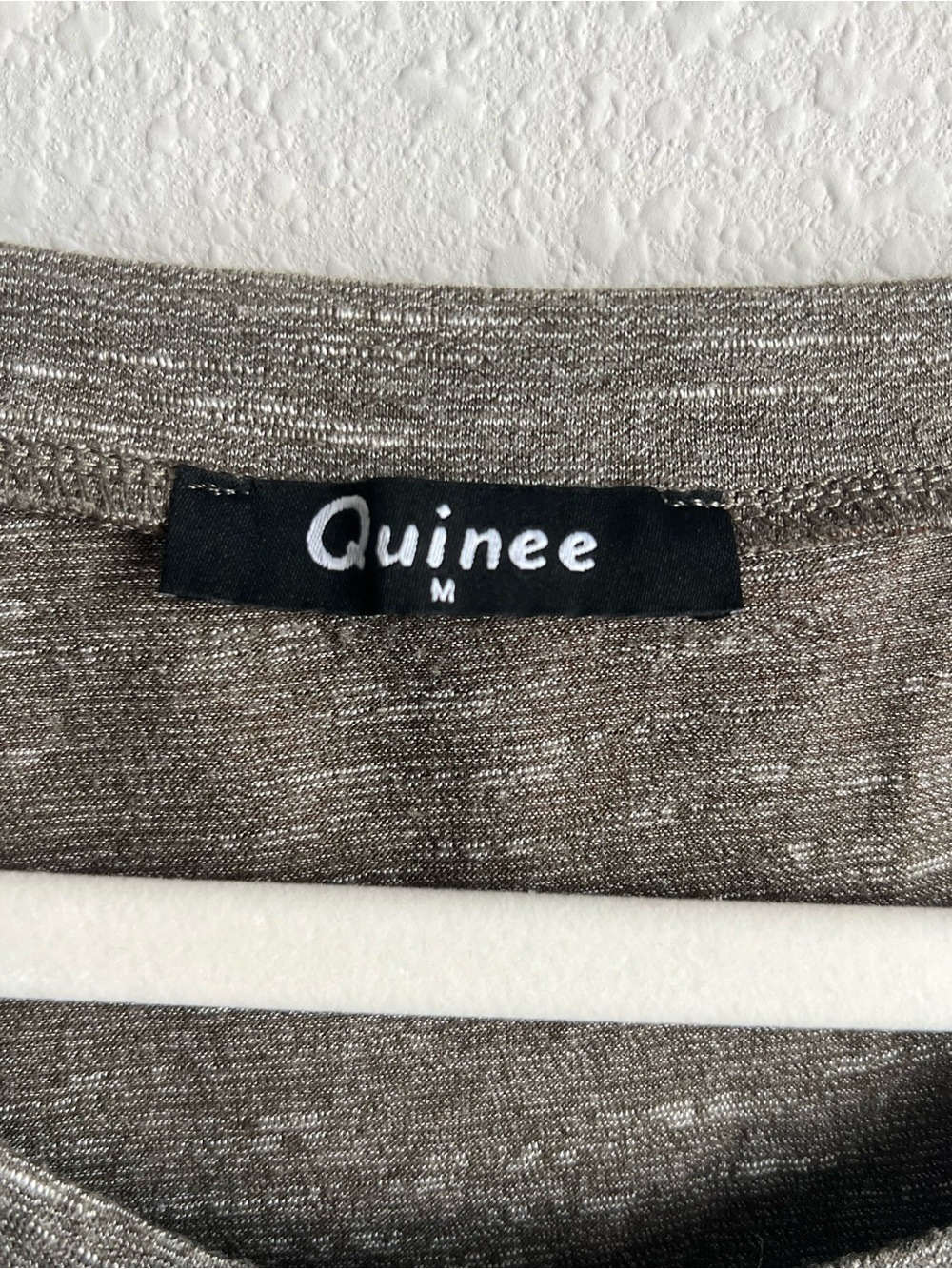 Quinee’s Gray Long-Sleeve Button Side Tunic - Picture 2 of 4